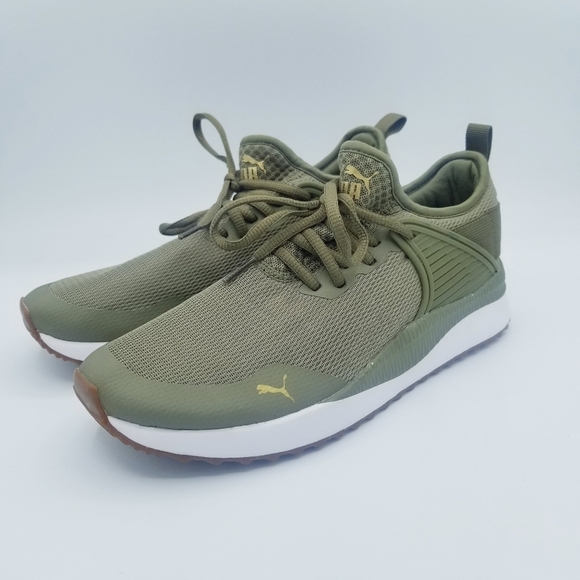 PUMA Pacer Next Cage Fresh Women's Sneakers in Olive Green - Picture 1 of 13
